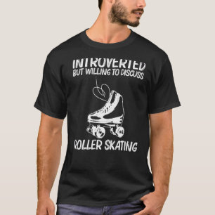 Camiseta Patinaje Sobre Roller De Guay Para Hombres Retro D