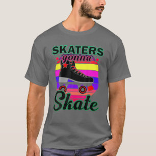 Camiseta Patinaje Sobre Rótulos Guay Para Hombres Que Rodea
