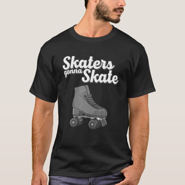 Camiseta Patinaje Sobre Rótulos Guay Para Hombres Que Rodea (Anverso)