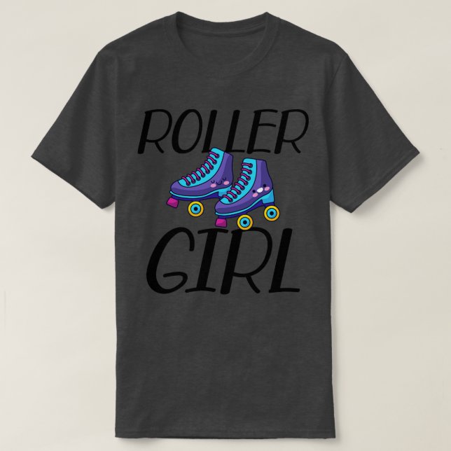 Camiseta Patinaje sobre ruedas Chica (Diseño del anverso)