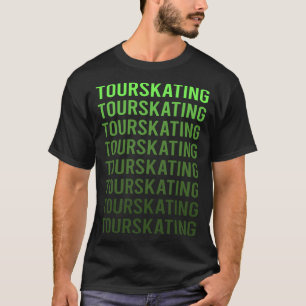 Camiseta Patinaje Tour de Gradiente Verde