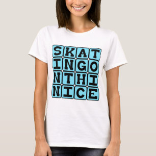 Camiseta Patinando en hielo fino, en terreno peligroso