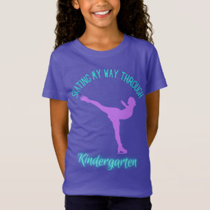 Camiseta Patinando mi camino a través de jardines de infanc