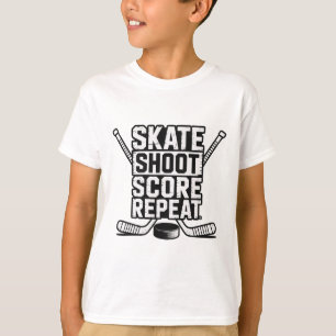 Camiseta Patinar Disparar Puntuación Repetir _4