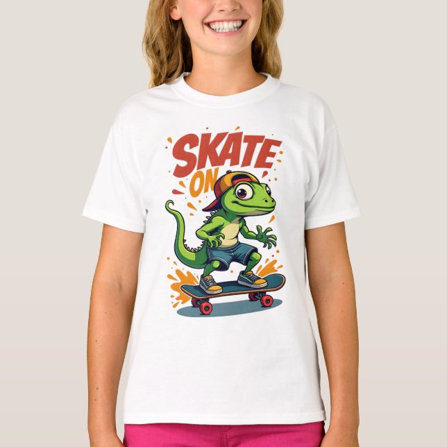 Camiseta "¡Patinar En Diversión!" (Anverso)