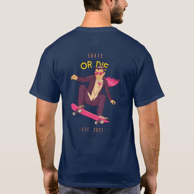 Camiseta ¡Patinar es muy bueno! (Reverso)