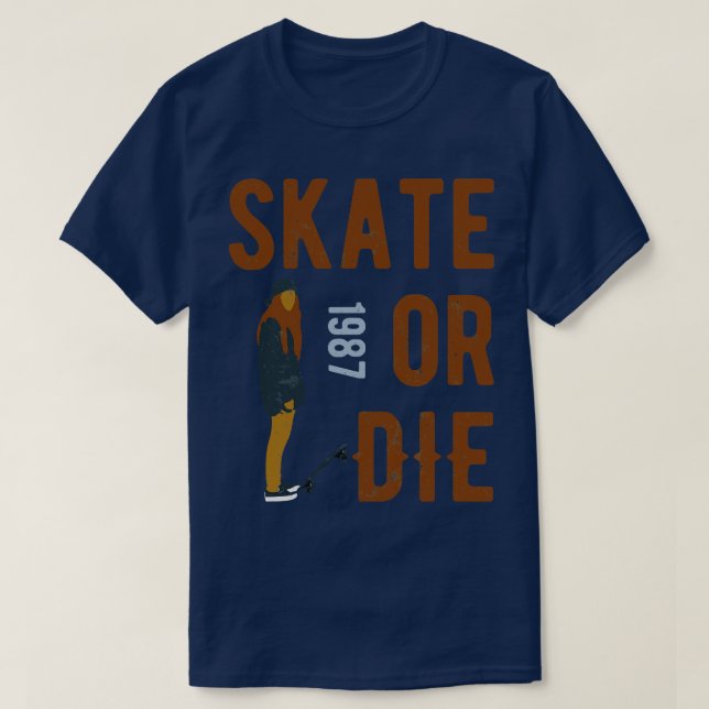 Camiseta Patinar O Morir (Diseño del anverso)