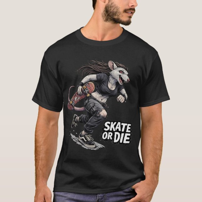 Camiseta Patinar o Morir (Anverso)
