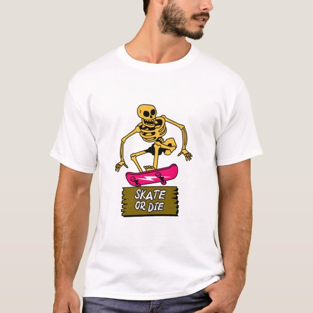 Camiseta Patinar o morir (Anverso)