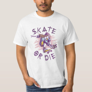Camiseta Patinar o morir Chica de Skateboarder