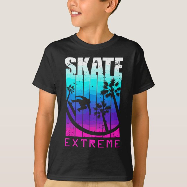 Camiseta Patinar O Morir, Skateboarding Street Extrema Atti (Anverso)