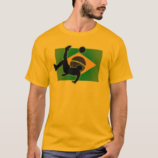 Camiseta Patinazo de bicicleta en Brasil (Anverso)