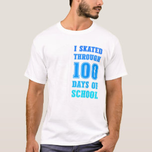 Camiseta Patiné a través de 100 días de colegio chico hocke