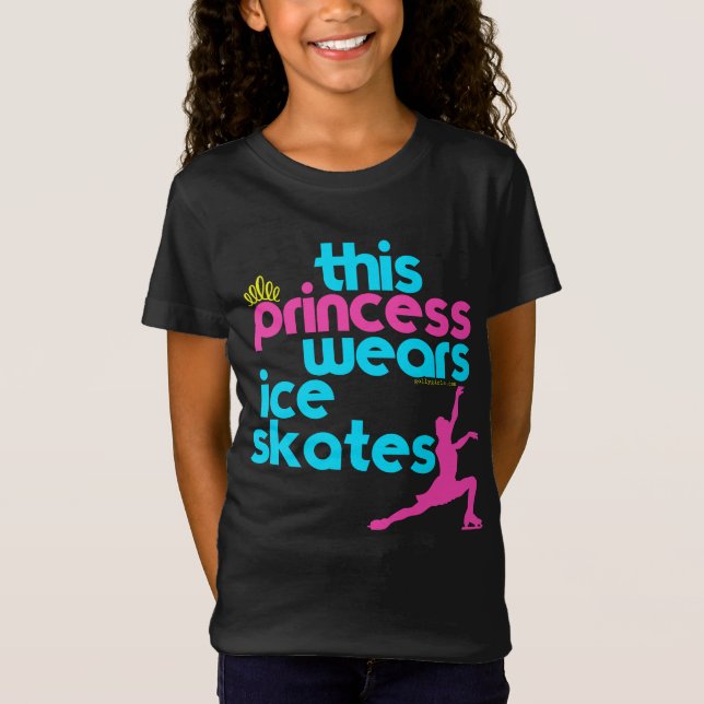 Camiseta Patines de este hielo de princesa Wears - Golly (Anverso)