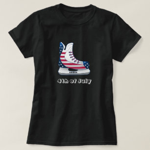 Camiseta Patines de hockey de EE. UU. para el 4 de julio