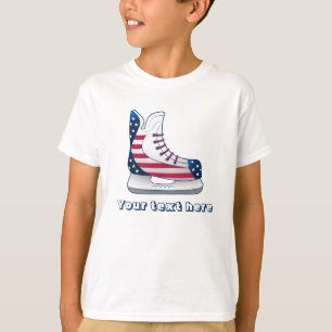 Camiseta Patines de Hockey USA Stars and Stripes