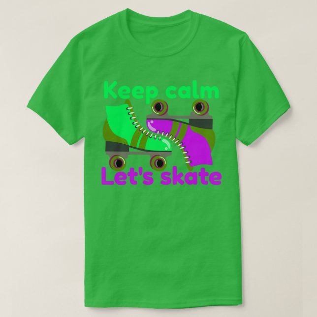 Camiseta Patines de la figura 9 (Diseño del anverso)