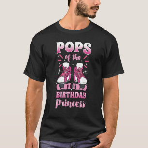 Camiseta Patines de la Princesa de Cumpleaños Patinan