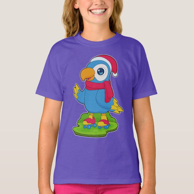 Camiseta Patines de loro Navidades (Anverso)