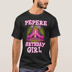 Camiseta Patines De Patinaje De Chica De Cumpleaños Bday Sk