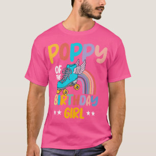 Camiseta Patines De Patinaje Sobre Ruedas De La Cumpleañera