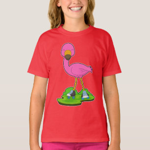 Camiseta Patines de patinaje sobre ruedas Flamingo