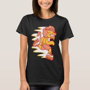Camiseta Patines de ruedas para niños, animales lindos, pat