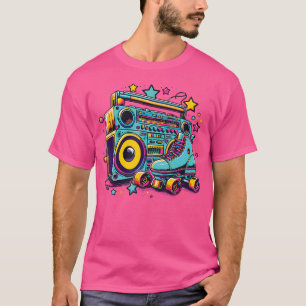 Camiseta Patines Divertidos Chica De Patinaje Sobre Ruedas 