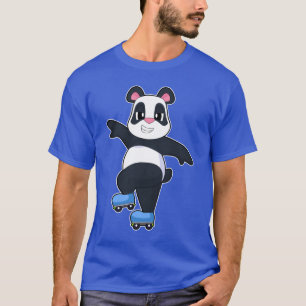 Camiseta Patines en línea de panda Deportes