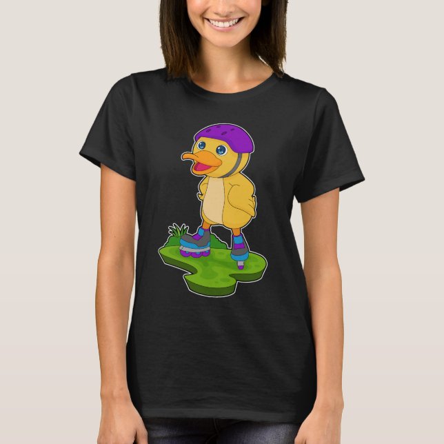Camiseta Patines en línea de patinaje sobre ruedas (Anverso)