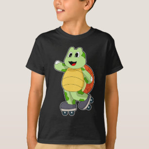 Camiseta Patines en línea de tortuga