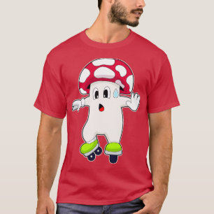 Camiseta Patines para patinaje en línea sobre hongos