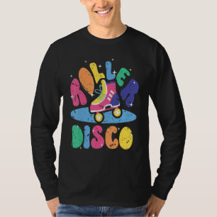 Camiseta Patines Retro Años 70 80 Outfit Fiesta Patinaje Di