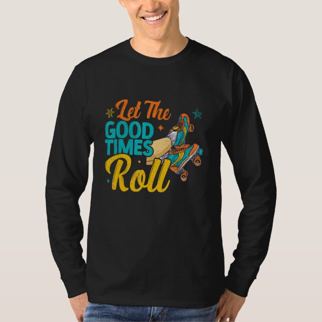 Camiseta Patines Retro de los 80 para T (Anverso)