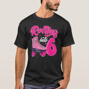 Camiseta Patines Roller de 6 años de edad en 6 Retro 6ª