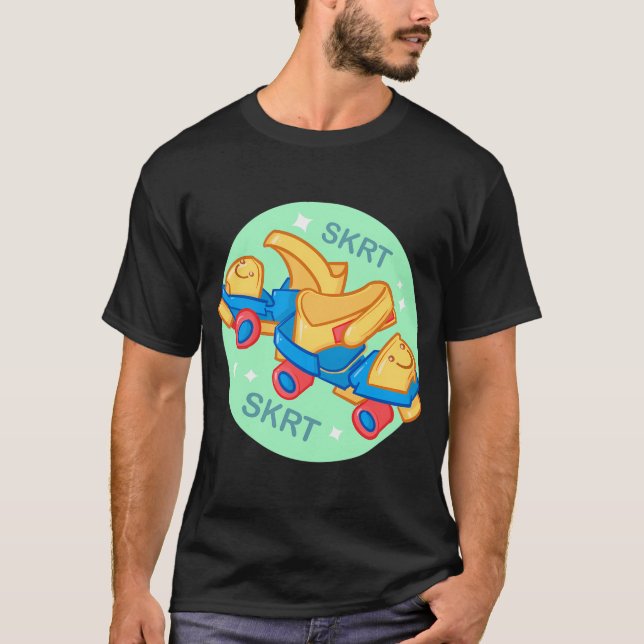 Camiseta Patines sobre ruedas (Anverso)