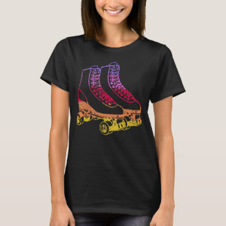 Camiseta Patines sobre ruedas Vintage Retro Disco setenta