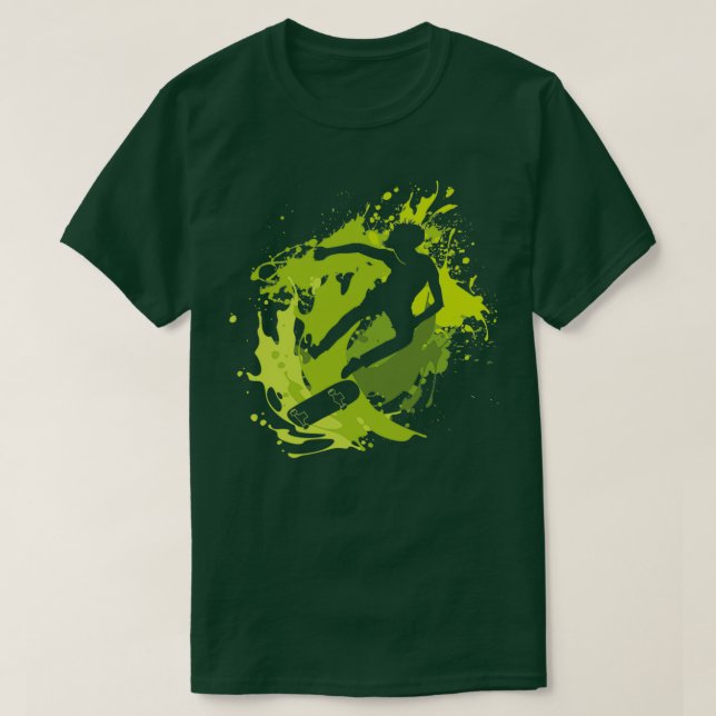 Camiseta patineta 42 (Diseño del anverso)