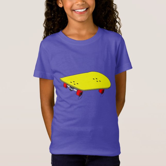 Camiseta Patineta amarilla Guay (Anverso)
