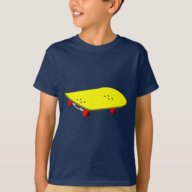 Camiseta Patineta amarilla Guay (Anverso)