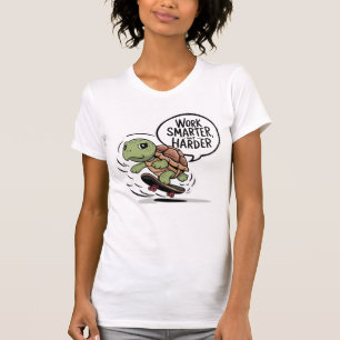 Camiseta patineta de crucero para tortugas