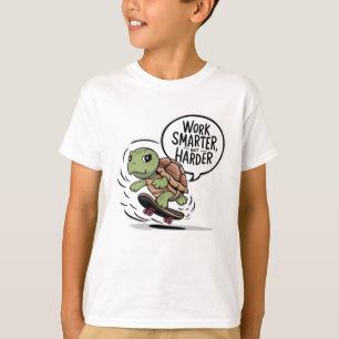 Camiseta patineta de crucero para tortugas