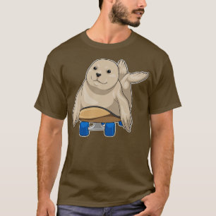 Camiseta Patineta de esquí de foca
