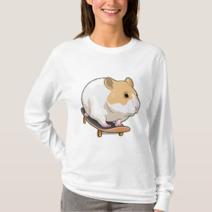 Camiseta Patineta de esquí de Hamster
