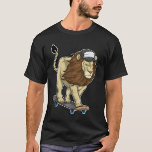 Camiseta Patineta de esquí de león