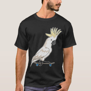 Camiseta Patineta de esquí de loros
