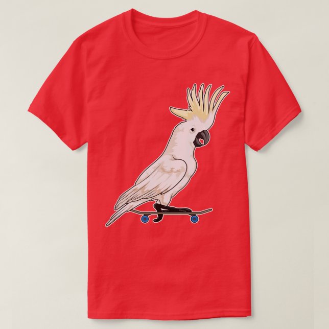 Camiseta Patineta de esquí de loros (Diseño del anverso)