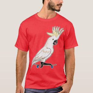 Camiseta Patineta de esquí de loros
