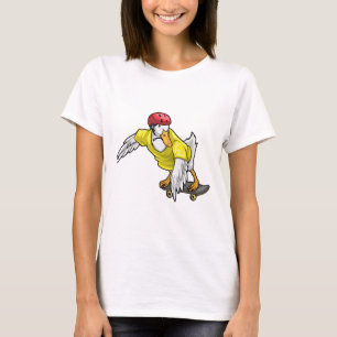 Camiseta Patineta de esquí de pato
