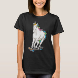 Camiseta Patineta de esquí de Unicorn